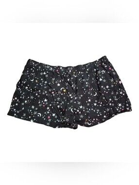 Black Star & Moon Women's Sleep Shorts 2xl